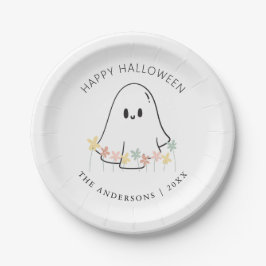Cute Ghost Blommigt Halloween
