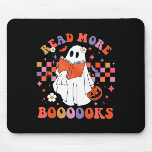 Cute Ghost Bok läser mer Bokar Funny Teacher Hal Musmatta