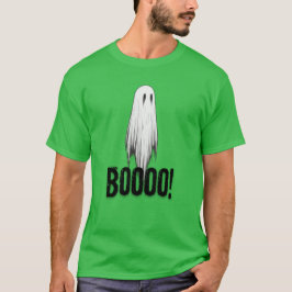 Cute Ghost "Booo!" Halloween T Shirt