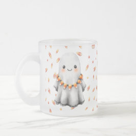 Cute Ghost Candy Anpassningsbar Spook Frostad Glasmugg