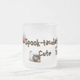 Cute Ghost Candy Anpassningsbar Spook Frostad Glasmugg
