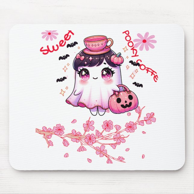 Cute Ghost Carriage Coffee | Sweet Spooky Coffee Musmatta (Framsidan)