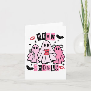 Cute Ghost Elak Ghouls Funny Halloween Costume Spo Kort
