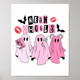 Cute Ghost Elak Ghouls Roligt Halloween Costume Sp Poster
