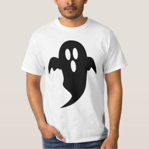Cute Ghost Emoji T-Shirt - Spooky & Roligt Ghost