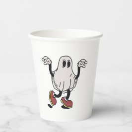 Cute ghost enjoying
