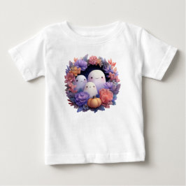 Cute Ghost Family Halloween-utandning T Shirt