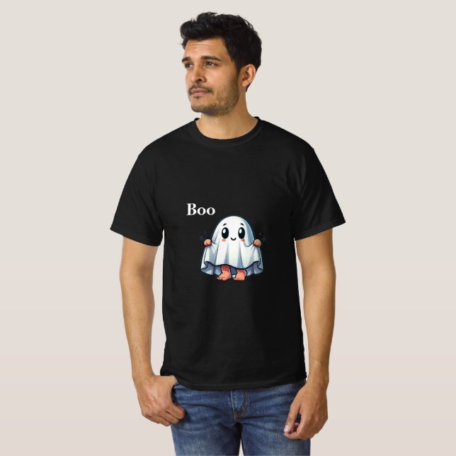 Cute Ghost för ogillande T Shirt (Hel framsida)
