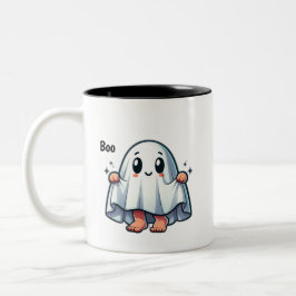 Cute Ghost för ogillande Två-Tonad Mugg