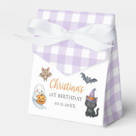Cute Ghost Halloween 1:a födelsedagen Party Presentaskar