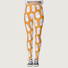 Cute Ghost Halloween Costume Legging