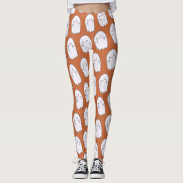 Cute Ghost Halloween Costume Legging