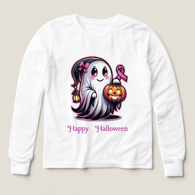 Cute Ghost-Halloween Costumes D5 T Shirt (Design framsida)