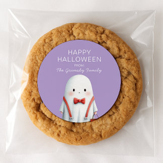 Cute Ghost Halloween-favoriter Runt Klistermärke
