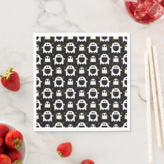 Cute Ghost Halloween fest napkins Pappersservett