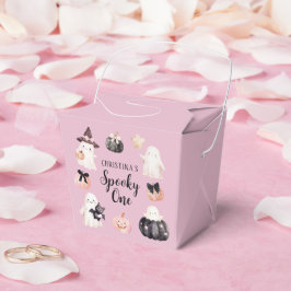 Cute Ghost Halloween Girl 1st Birthday Party Presentaskar