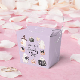 Cute Ghost Halloween Girl 1st Birthday Party Presentaskar