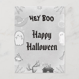 Cute Ghost Halloween Helg Vykort