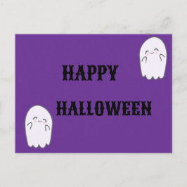 Cute Ghost Halloween Helg Vykort