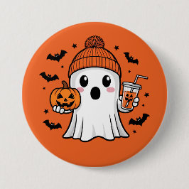 Cute Ghost Halloween Knapp
