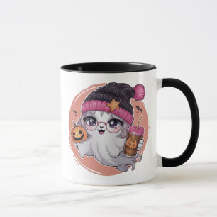 Cute Ghost Halloween Mugg