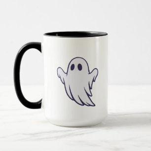 Cute Ghost Halloween Mugg Design