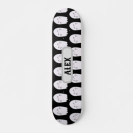 Cute Ghost Halloween Personalize Mini Skateboard Bräda 18,5 Cm
