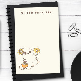 Cute Ghost Halloween Post-it Block