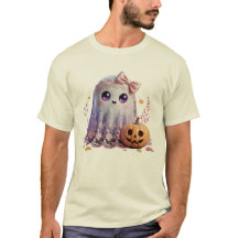 Cute Ghost Halloween Shirt - Kawaii Pastel Tshirt