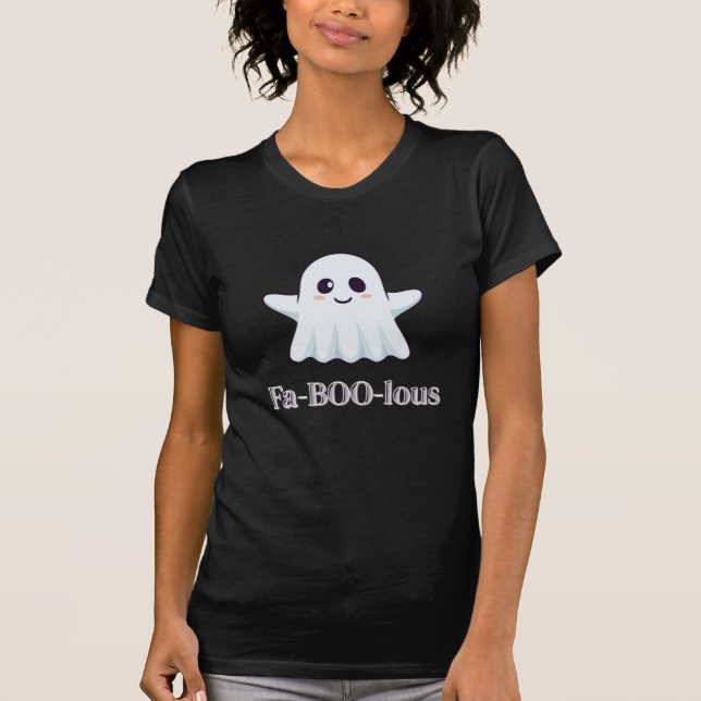 Cute Ghost Halloween Shirt T (Framsida)