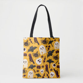 CUTE GHOST HALLOWEEN TOTE BAG TYGKASSE