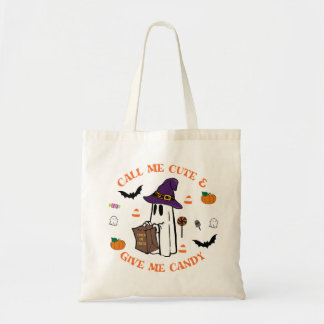 Cute Ghost Halloween Tote Tygkasse