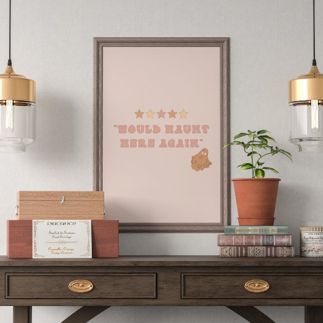 Cute Ghost Halloween Wall Art Poster (Skapare uppladdad)