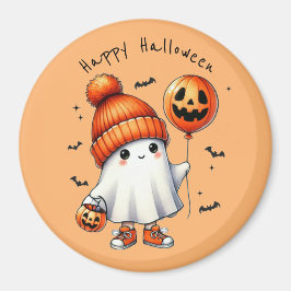 Cute Ghost Happy halloween Magnet