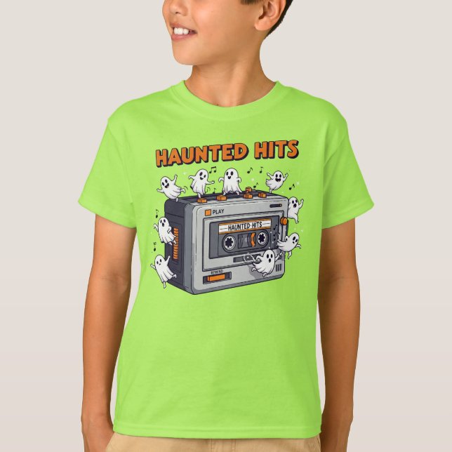 Cute Ghost-Haunted mixtape art T Shirt (Framsida)