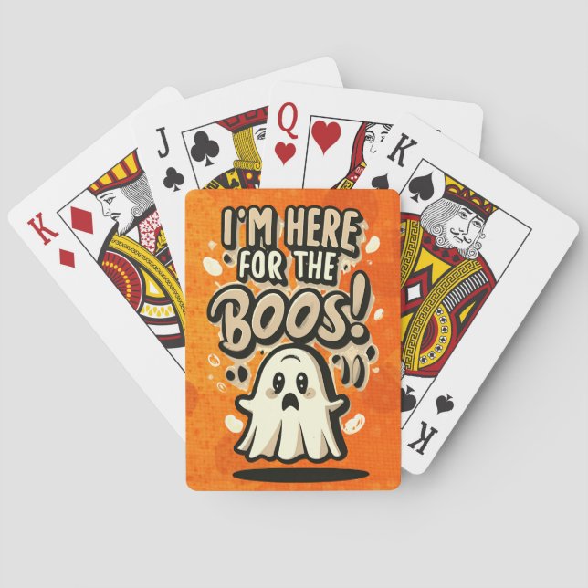 Cute Ghost, jag är här för boon! Casinokort (Baksidan)