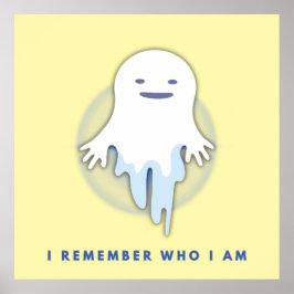 Cute Ghost - jag minns vem jag är Gift Poster