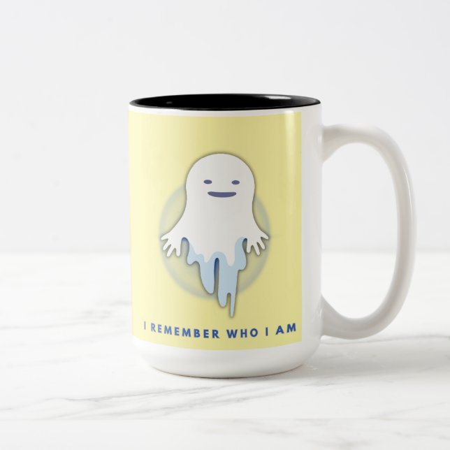 Cute Ghost - jag minns vem jag är Gift Två-Tonad Mugg (Höger)