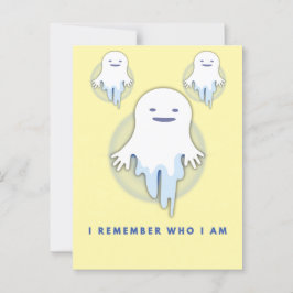 Cute Ghost - jag minns vem jag är Vykort