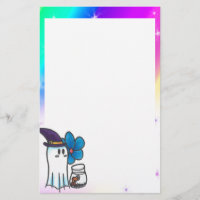 Cute Ghost Kurt Spoopyton Stationary