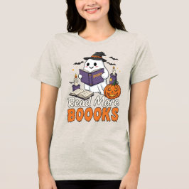 Cute Ghost - Läs fler böcker - Halloween - T Shirt