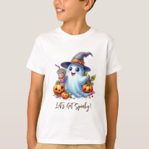 Cute Ghost med spooky drinkar, Halloween