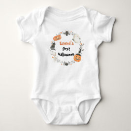 Cute Ghost Min första Halloween Baby Bodykostym T Shirt
