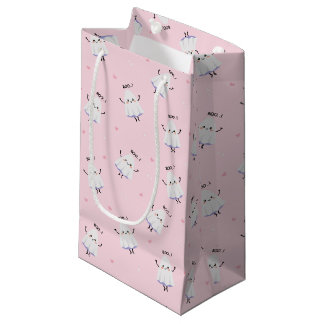Cute Ghost Mönster på Rosa Background