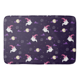 Cute Ghost och Måne Badrumsmatta