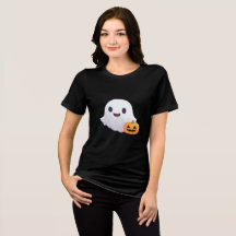 Cute Ghost och Pumpkin Halloween