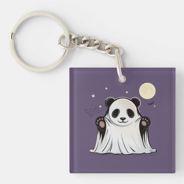 Cute Ghost Panda Under the Moon  (Framsidan)