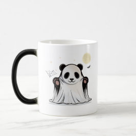 Cute Ghost Panda Under the Moon  Magisk Mugg