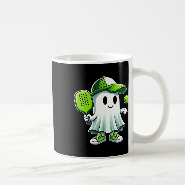 Cute Ghost Picklebyll - Lusjig Picklebyll P Kaffemugg (Höger)