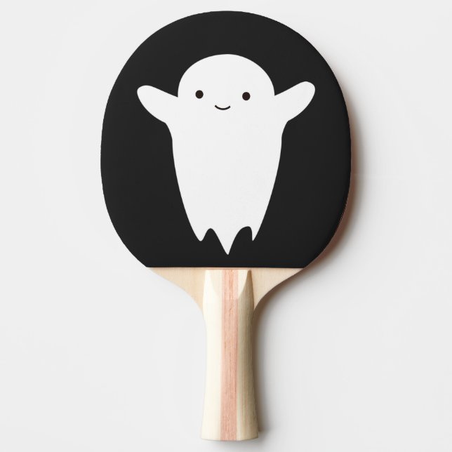 Cute Ghost Ping Pong Paddle Pingisracket (Framsidan)
